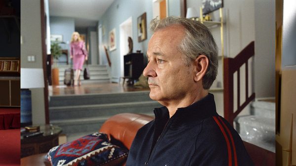 Broken Flowers film image; man staring forlornly at something offscreen