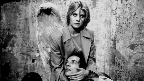 Faraway, So Close film image; angel holding a man