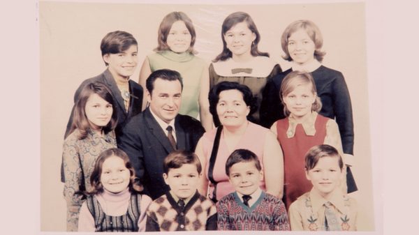 A Cree Approach film image; photograph of a family portrait
