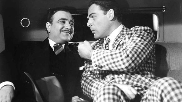 The Great McGinty film image; a man gesturing aggressively at another man who's not taking him seriously