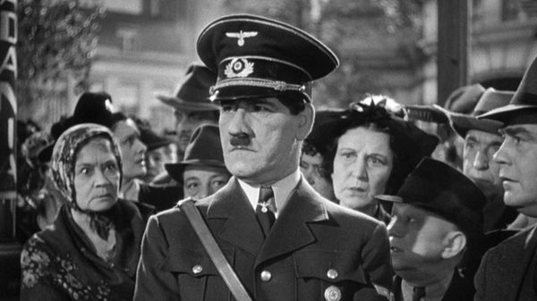 To Be Or Not To Be film image; man in a Nazi uniform and dinky mustache